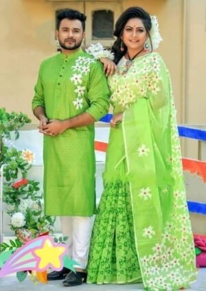 শাড়ি পাঞ্জাবি কাঁপল সেট CP#142