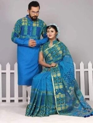 শাড়ি পাঞ্জাবি কাঁপল সেট CP#104