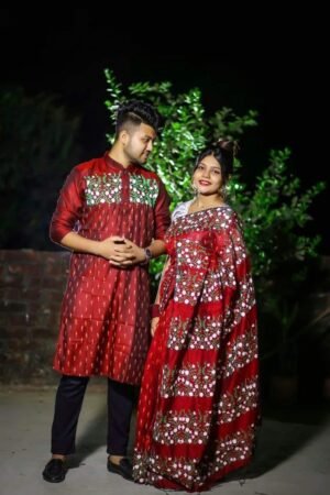 শাড়ি পাঞ্জাবি কাঁপল সেট CP#107