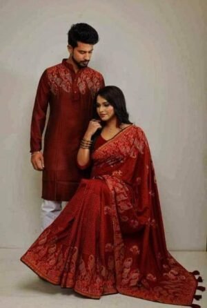 শাড়ি পাঞ্জাবি কাঁপল সেট CP#108