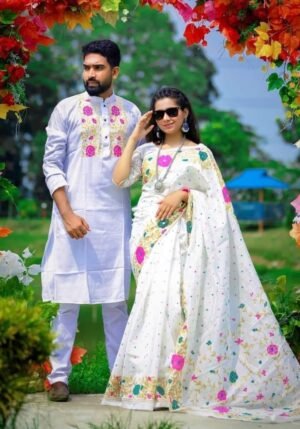 শাড়ি পাঞ্জাবি কাঁপল সেট CP#113