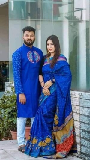 শাড়ি পাঞ্জাবি কাঁপল সেট CP#123