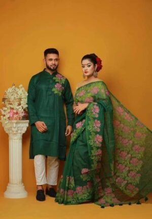 শাড়ি পাঞ্জাবি কাঁপল সেট CP#125