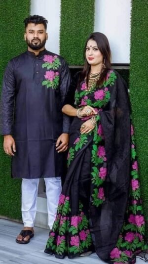 শাড়ি পাঞ্জাবি কাঁপল সেট CP#133