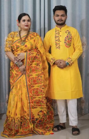 শাড়ি পাঞ্জাবি কাঁপল সেট CP#14