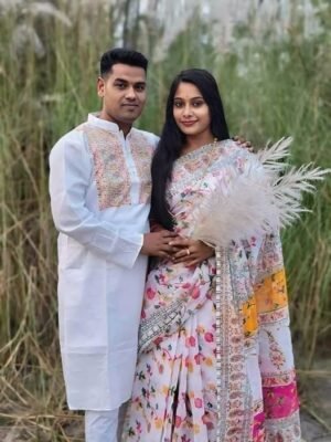 শাড়ি পাঞ্জাবি কাঁপল সেট CP#155