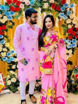 হ্যান্ড প্রিন্ট কাপল সেট HP#241